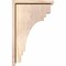 Ekena Millwork Pescadero Smooth Corbel w/Backplate, Douglas Fir, 7 1/2"W x 14"D x 22"H COR08X14X22PEC01SDF - alternate 2